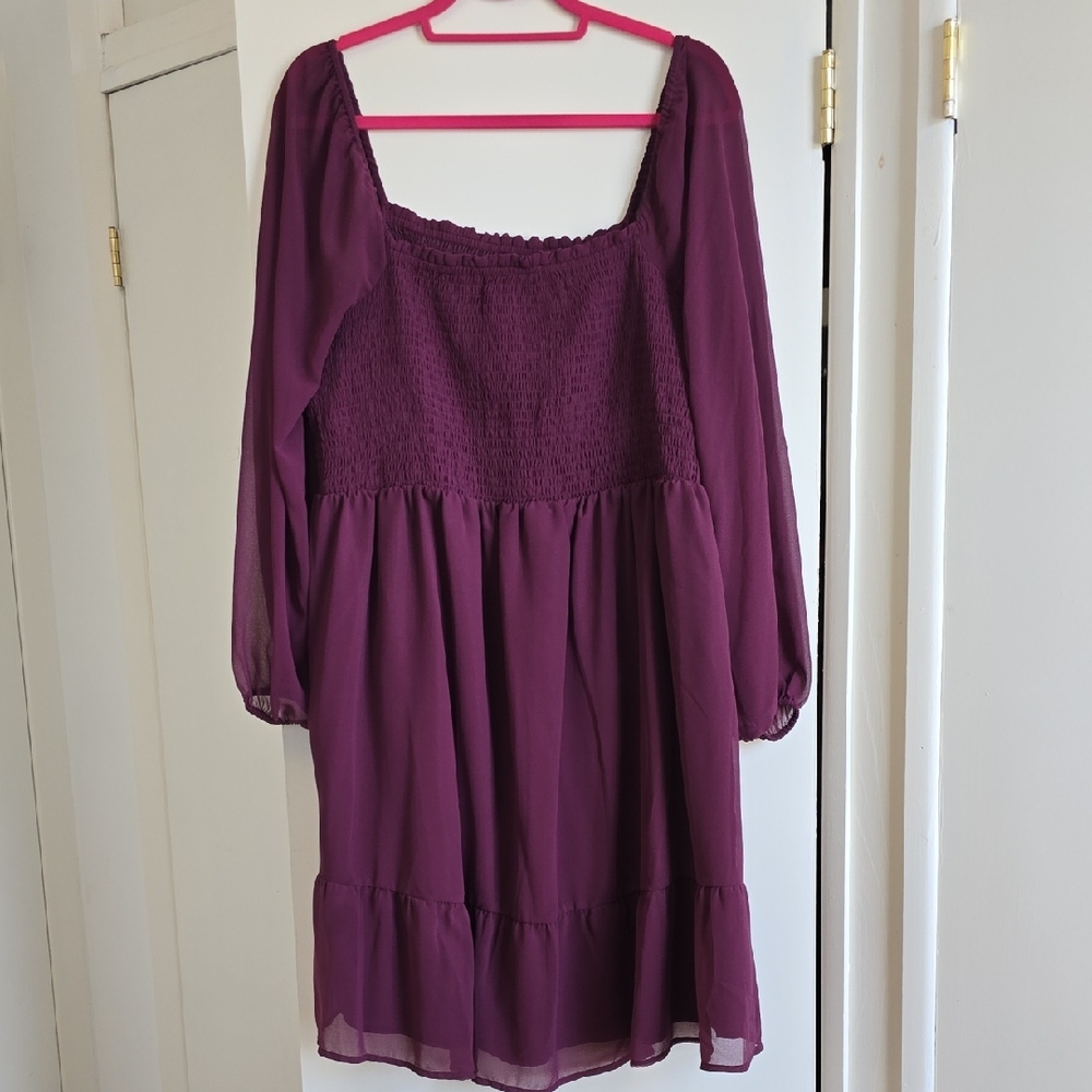 Isabel Maternity by Ingrid & Isabel Purple Midi Dress